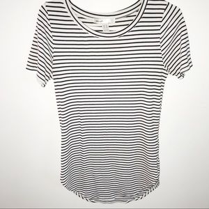 Black and White Striped Dress